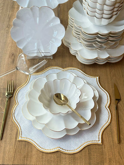 طقم سفرة 24 قطعة / 6 أشخاص - SOUQ ALAWANI 