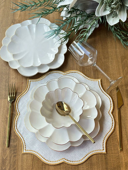 طقم سفرة 24 قطعة / 6 أشخاص - SOUQ ALAWANI 