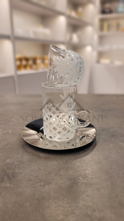 طقم شاي و قهوة 18 قطعة - SOUQ ALAWANI 