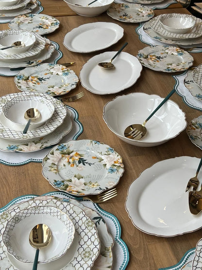 طقم سفرة 6 أشخاص -155- قطعة - SOUQ ALAWANI 