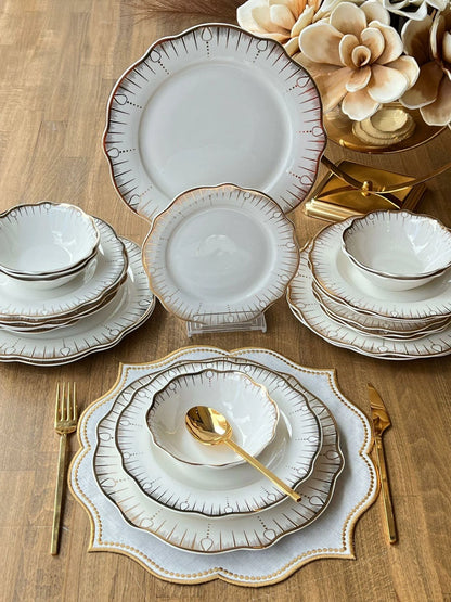 طقم سفرة 24 قطعة / 6 أشخاص - SOUQ ALAWANI 