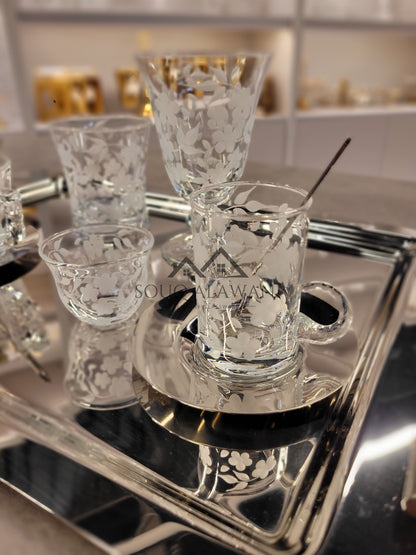 Rose Series / طقم ضيافة 55 قطعة - SOUQ ALAWANI 