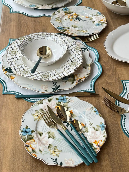 طقم سفرة 6 أشخاص -155- قطعة - SOUQ ALAWANI 