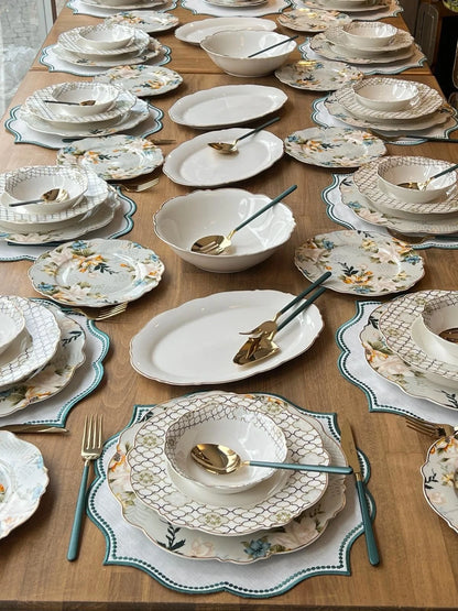 طقم سفرة 6 أشخاص -155- قطعة - SOUQ ALAWANI 