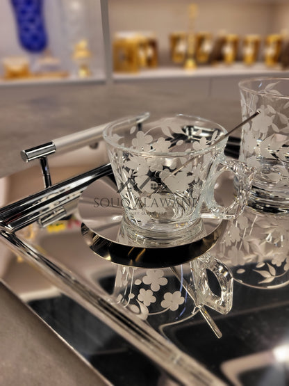 Rose Series / طقم ضيافة 55 قطعة - SOUQ ALAWANI 