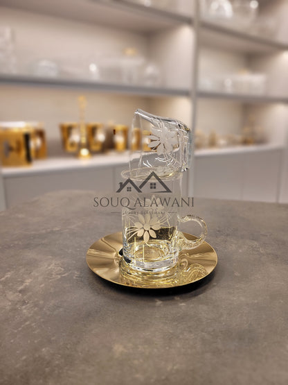 طقم شاي و قهوة 18 قطعة - SOUQ ALAWANI 