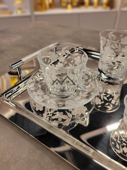 Rose Series / طقم ضيافة 43 قطعة - SOUQ ALAWANI 