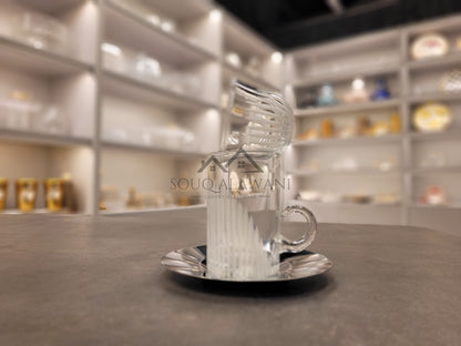 طقم شاي و قهوة 18 قطعة - SOUQ ALAWANI 