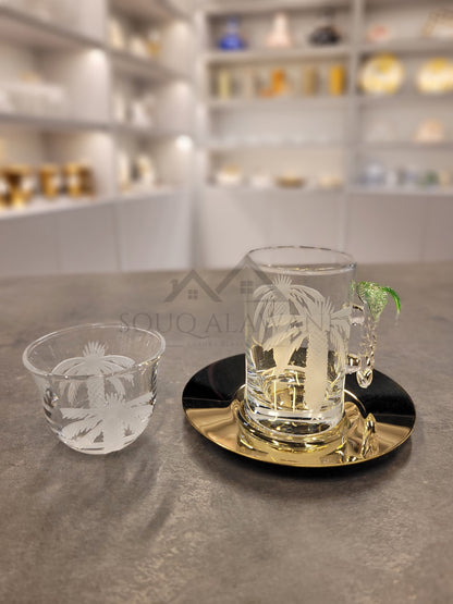 طقم شاي و قهوة 18 قطعة - SOUQ ALAWANI 