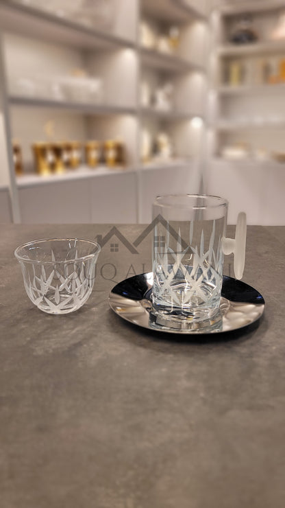 طقم شاي و قهوة / 18 قطعة - SOUQ ALAWANI 