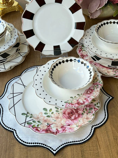 طقم سفرة 24 قطعة / 6 أشخاص - SOUQ ALAWANI 