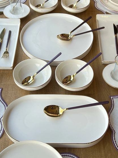 طقم سفرة 6 أشخاص -89- قطعة - SOUQ ALAWANI 