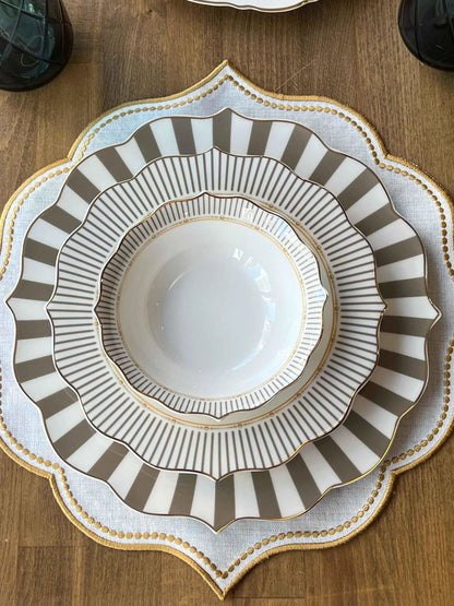 طقم سفرة 6 أشخاص -50- قطعة - SOUQ ALAWANI 