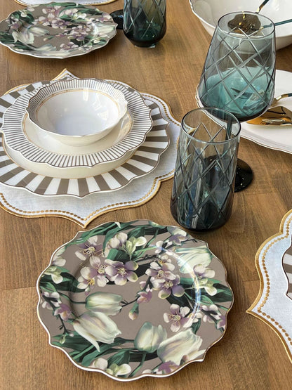 طقم سفرة 6 أشخاص -50- قطعة - SOUQ ALAWANI 