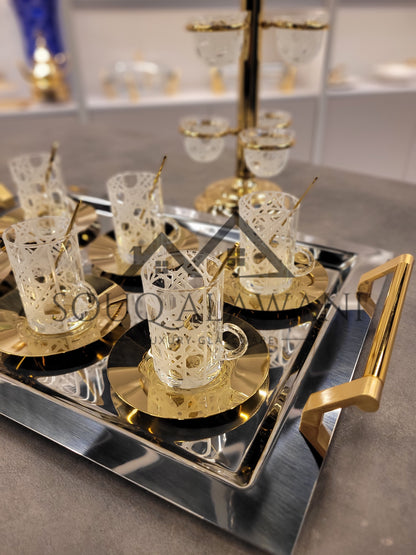 طقم ضيافة 26 قطعة - SOUQ ALAWANI 