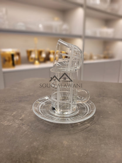 طقم شاي و قهوة 18 قطعة - SOUQ ALAWANI 