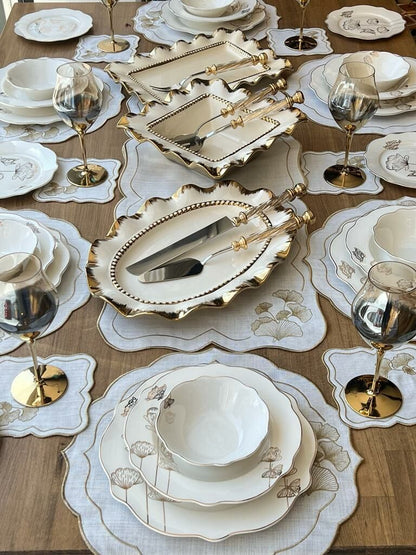 طقم سفرة 6 أشخاص -51- قطعة - SOUQ ALAWANI 