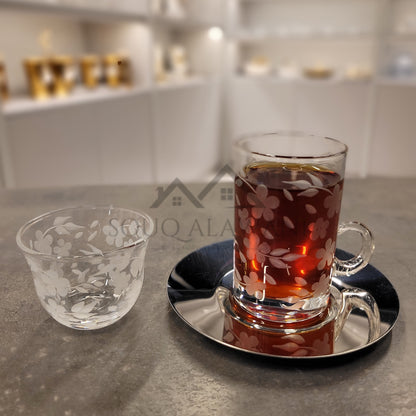 Rose Series / طقم شاي و قهوة 18 قطعة - SOUQ ALAWANI 
