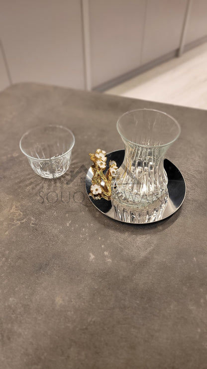 طقم شاي و قهوة 18 قطعة - SOUQ ALAWANI 