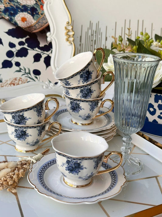 طقم فناجين قهوة 12 قطعة - SOUQ ALAWANI