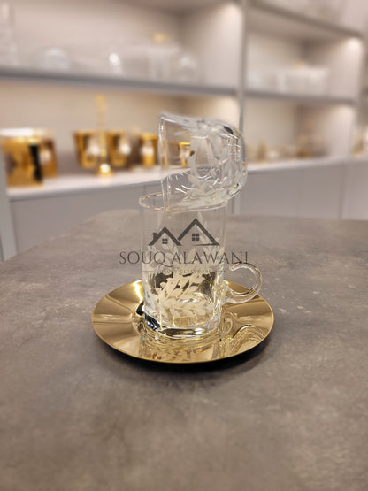 طقم شاي و قهوة 18 قطعة - SOUQ ALAWANI 