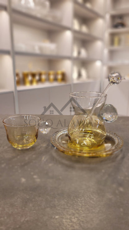 طقم شاي و قهوة-24-قطعة - SOUQ ALAWANI 