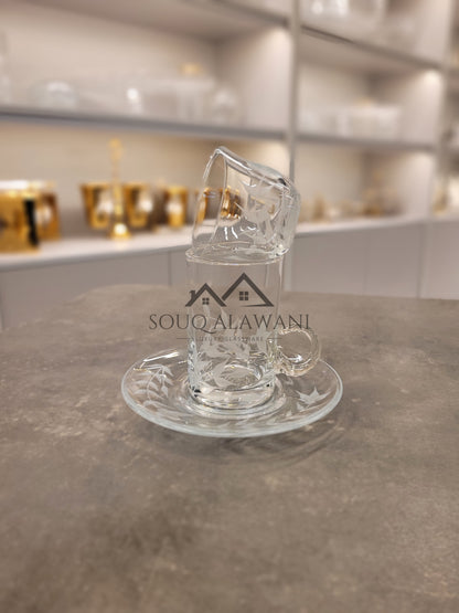 طقم شاي و قهوة 18 قطعة - SOUQ ALAWANI 