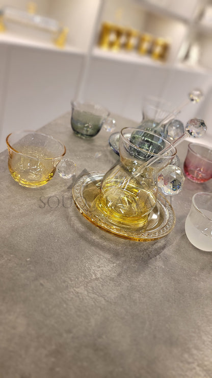 طقم شاي و قهوة-24-قطعة - SOUQ ALAWANI 