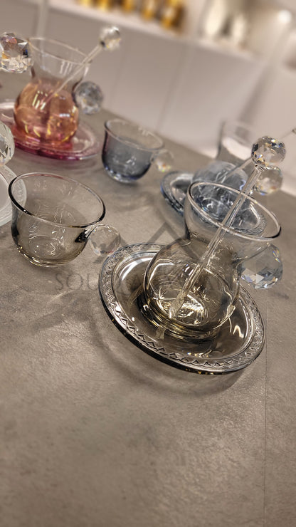 طقم شاي و قهوة-24-قطعة - SOUQ ALAWANI 