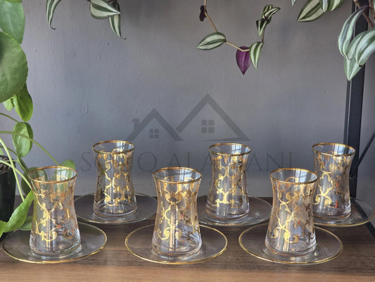 طقم شاي 12 قطعة - SOUQ ALAWANI 