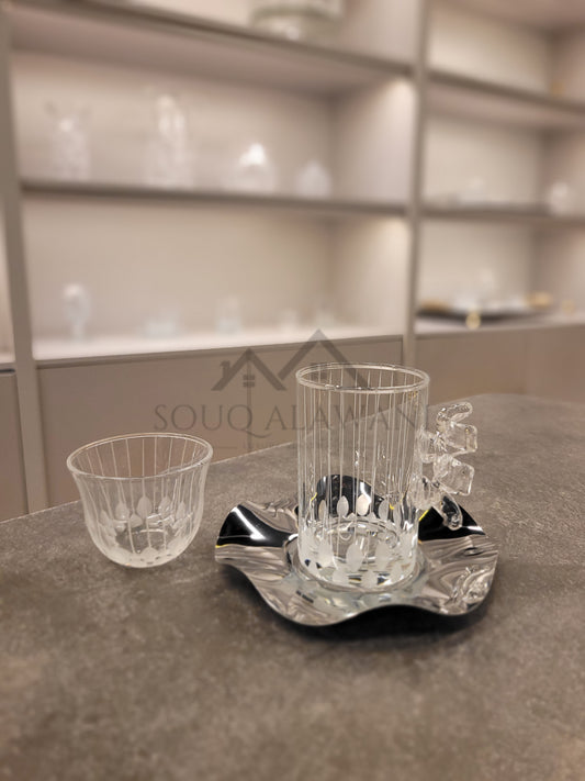 طقم شاي و قهوة 18 قطعة - SOUQ ALAWANI 