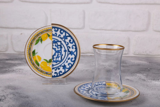 طقم بيالات شاي 12 قطعة - SOUQ ALAWANI 