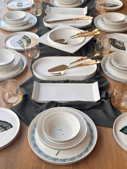 طقم سفرة 6 أشخاص - 41- قطعة - SOUQ ALAWANI 