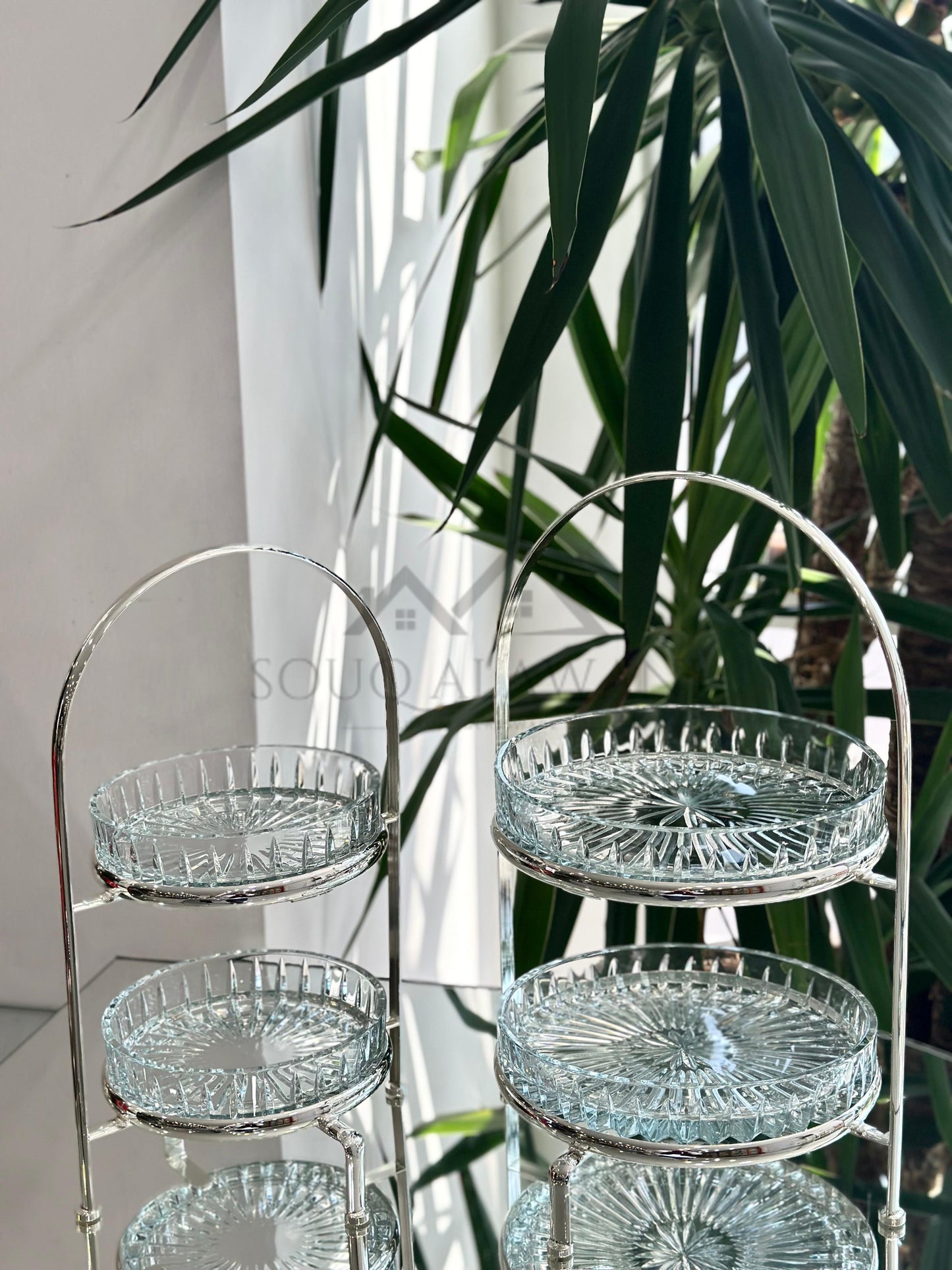 طقم ستاند تقديم 2 قطعة - SOUQ ALAWANI 