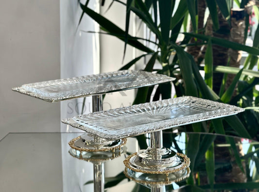 طقم ستاند تقديم 2 قطعة - SOUQ ALAWANI 