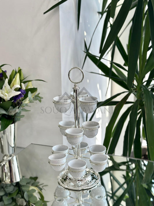 ستاند فناجين نحاسي