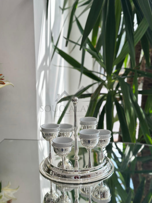 ستاند فناجين نحاسي