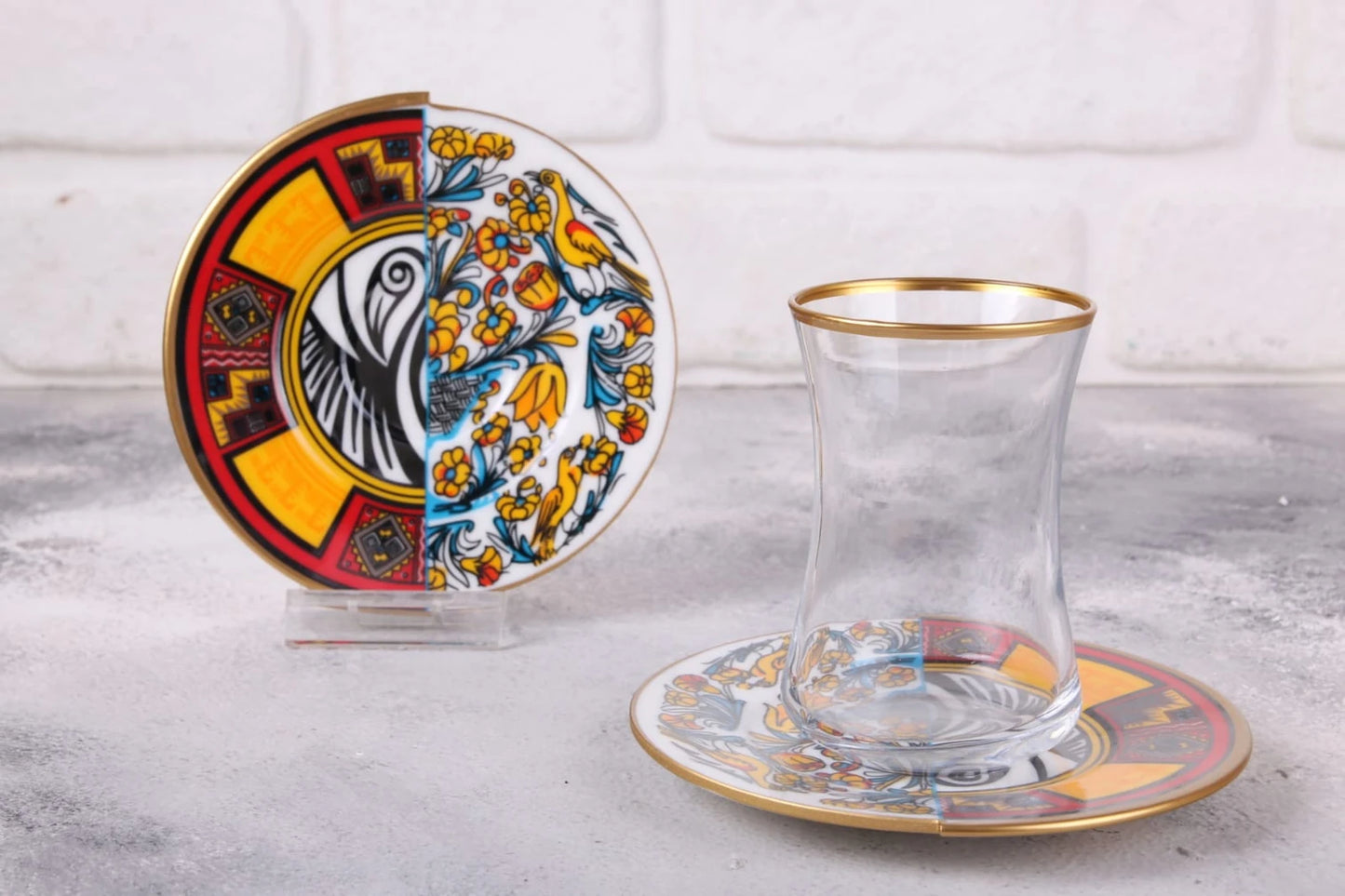 طقم بيالات شاي 12 قطعة - SOUQ ALAWANI 