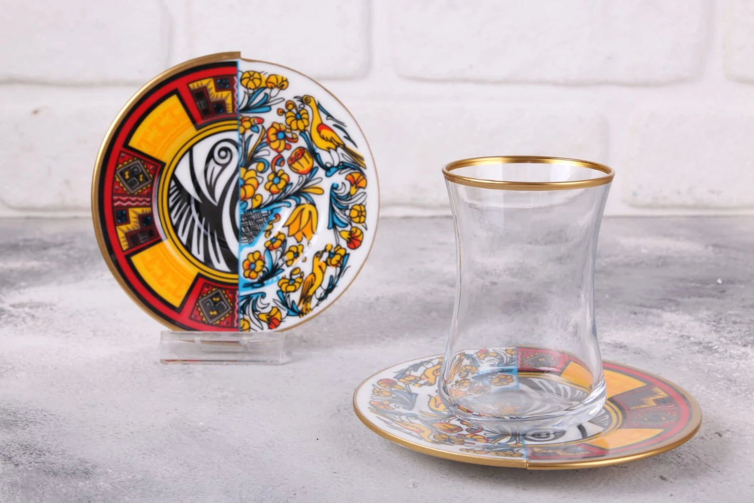 طقم بيالات شاي 12 قطعة - SOUQ ALAWANI 