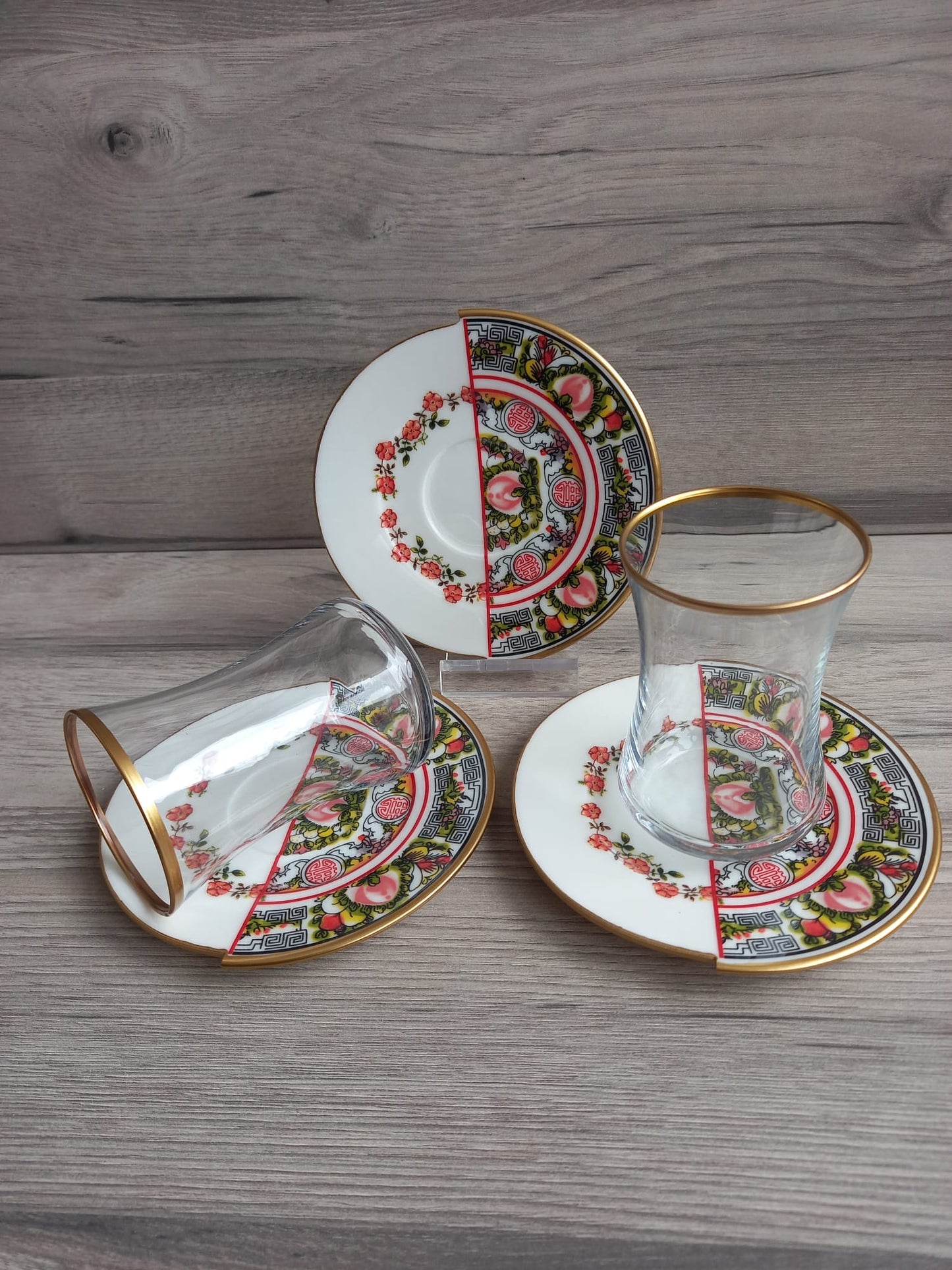 طقم بيالات شاي 12 قطعة - SOUQ ALAWANI 