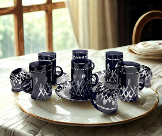 طقم شاي و قهوة 18 قطعة - SOUQ ALAWANI 