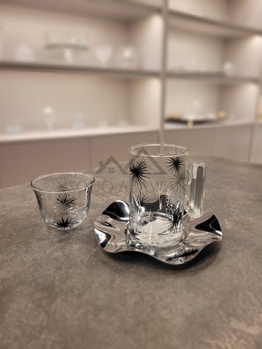 طقم شاي و قهوة 18 قطعة - SOUQ ALAWANI 