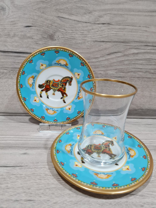 طقم بيالات شاي 12 قطعة - SOUQ ALAWANI 