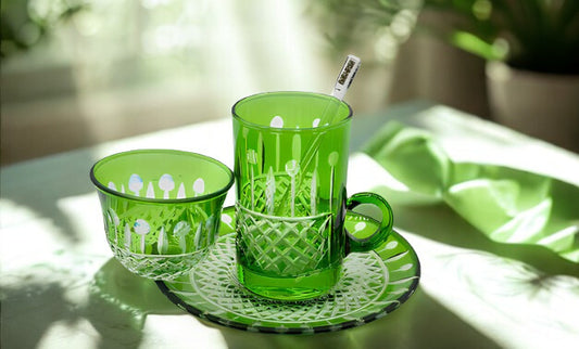 طقم شاي و قهوة 18 قطعة - SOUQ ALAWANI 