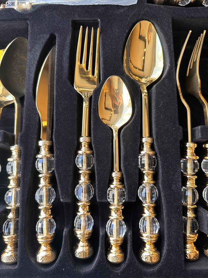 طقم ملاعق 24 قطعة - SOUQ ALAWANI 