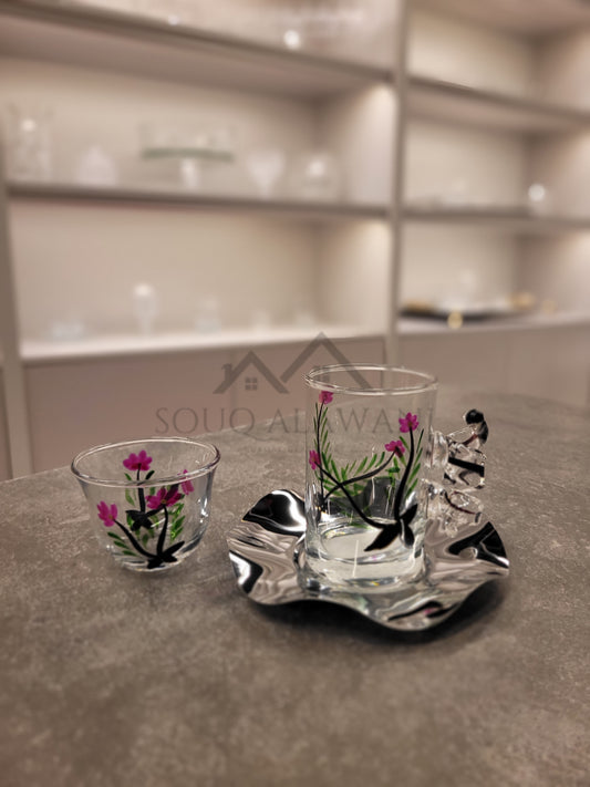 طقم شاي و قهوة 18 قطعة - SOUQ ALAWANI 