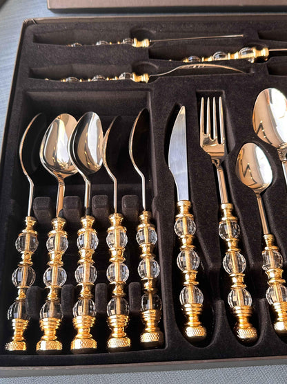 طقم ملاعق 24 قطعة - SOUQ ALAWANI 