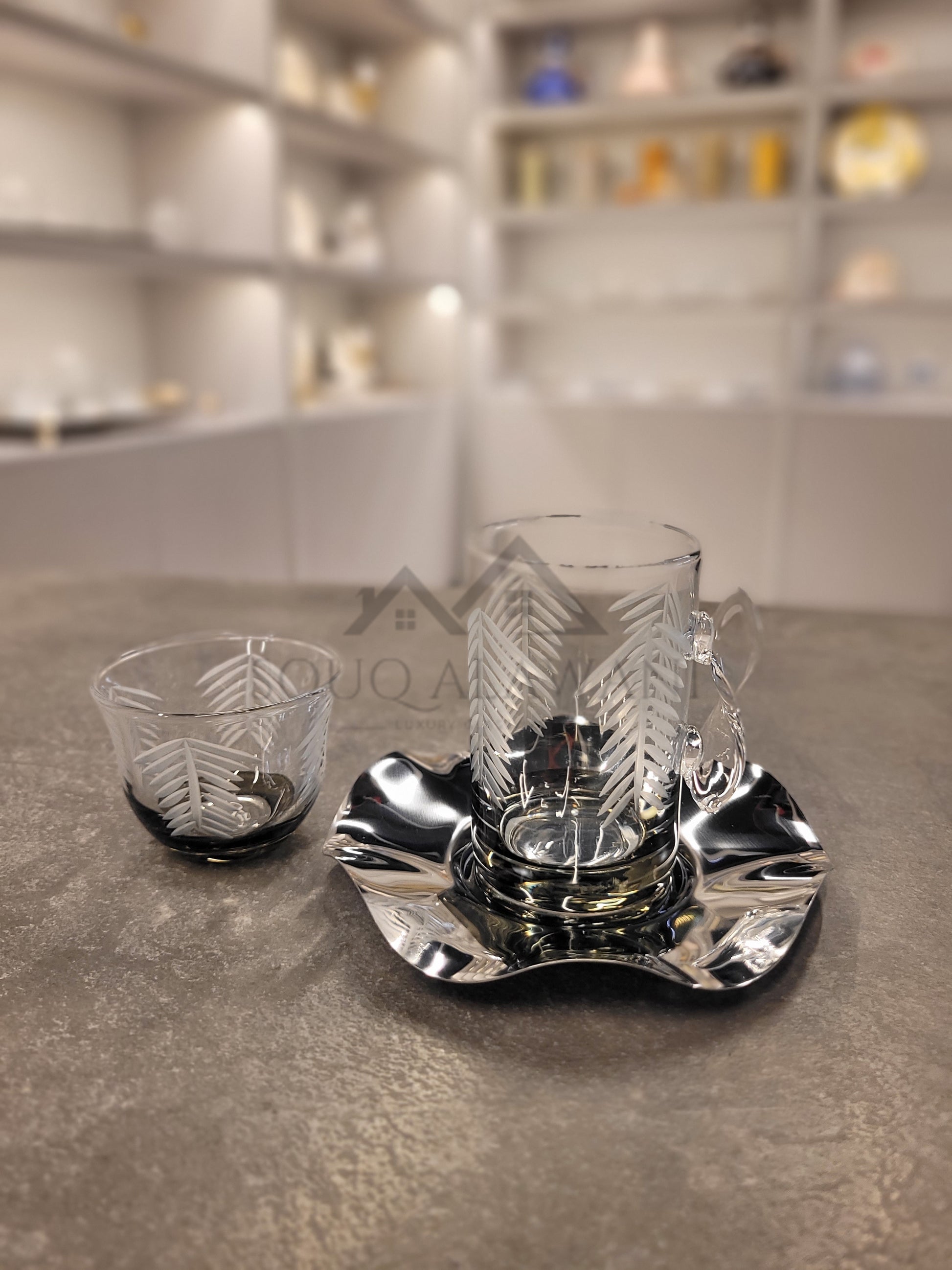 طقم شاي و قهوة 18 قطعة - SOUQ ALAWANI 