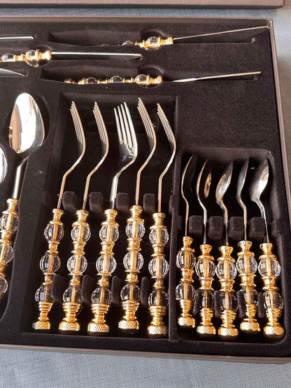 طقم ملاعق 24 قطعة - SOUQ ALAWANI 