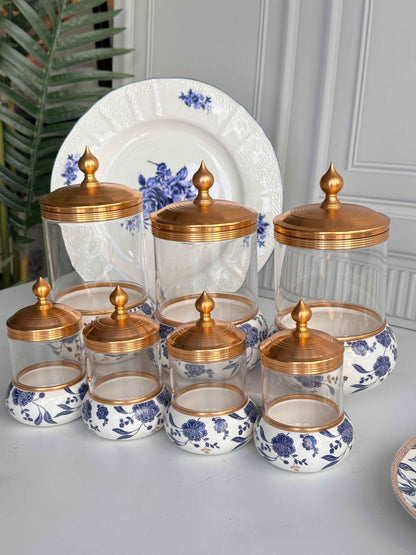 طقم علب بهارات 7 قطع - SOUQ ALAWANI 